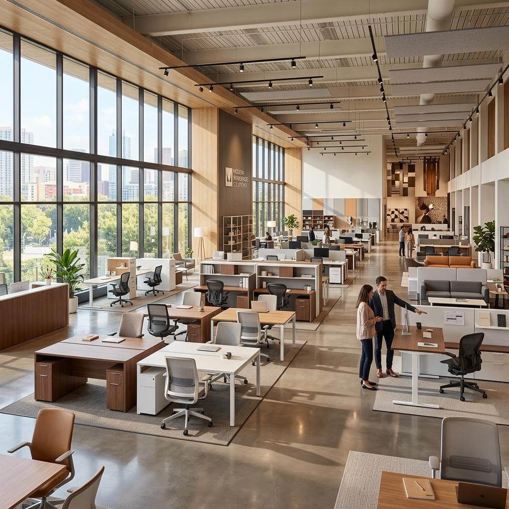 PI Office Furniture Showroom Interior